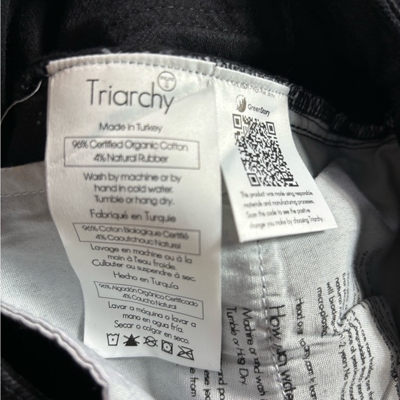 Triarchy Ms. Hawn High Rise Crop Loose Skinny Jeans 30 - Picture 6 of 7